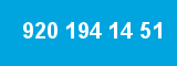 920 194 14 51